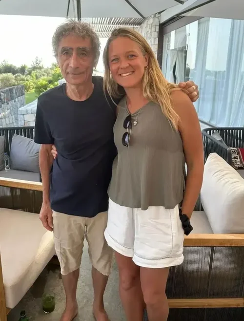 Amanda Callenberg with Dr Gabor Maté